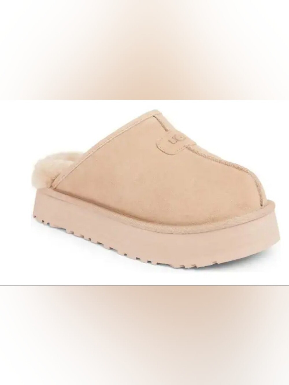 UGG Women's Tan Discoquette Slide Slippers Size 8 Used Great